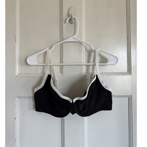 Abercrombie & Fitch Black and White Bikini Top